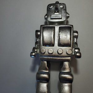 Silver Robot Art piece